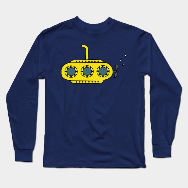 U-Boat Long Sleeve T-Shirt by RosArt100